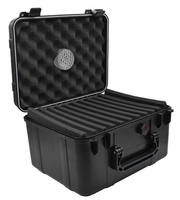 H113 Xikar Travel Humidor | 60 sigaren | black