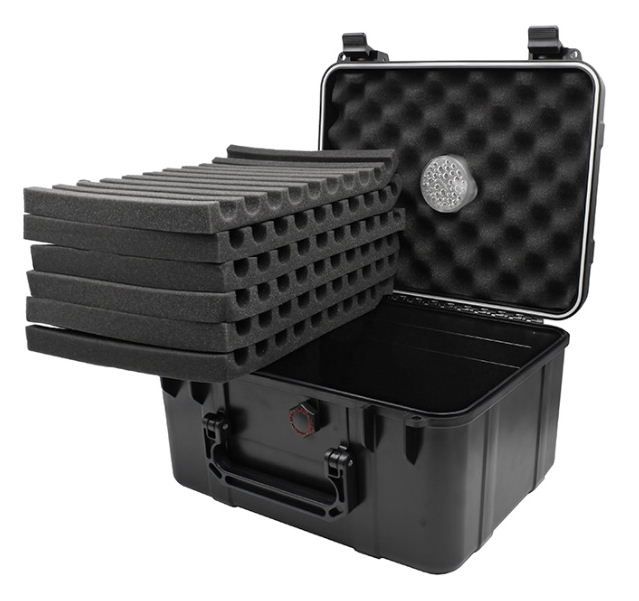 H113 Xikar Travel Humidor | 60 sigaren | black