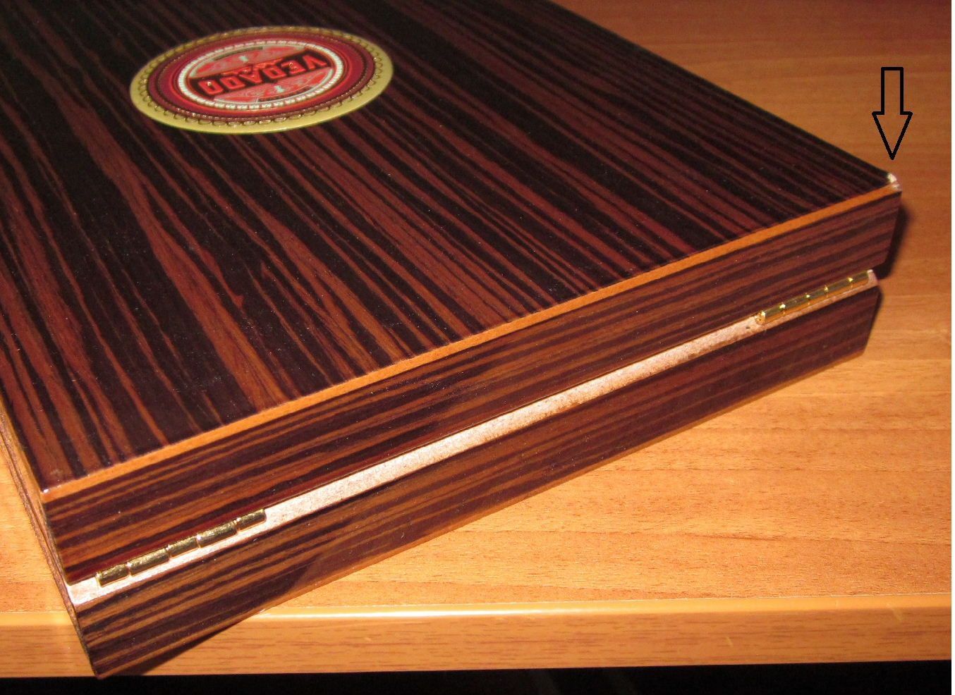 HUMIDOR ADORINI  VEDADO TRAVEL EBBENHOUT