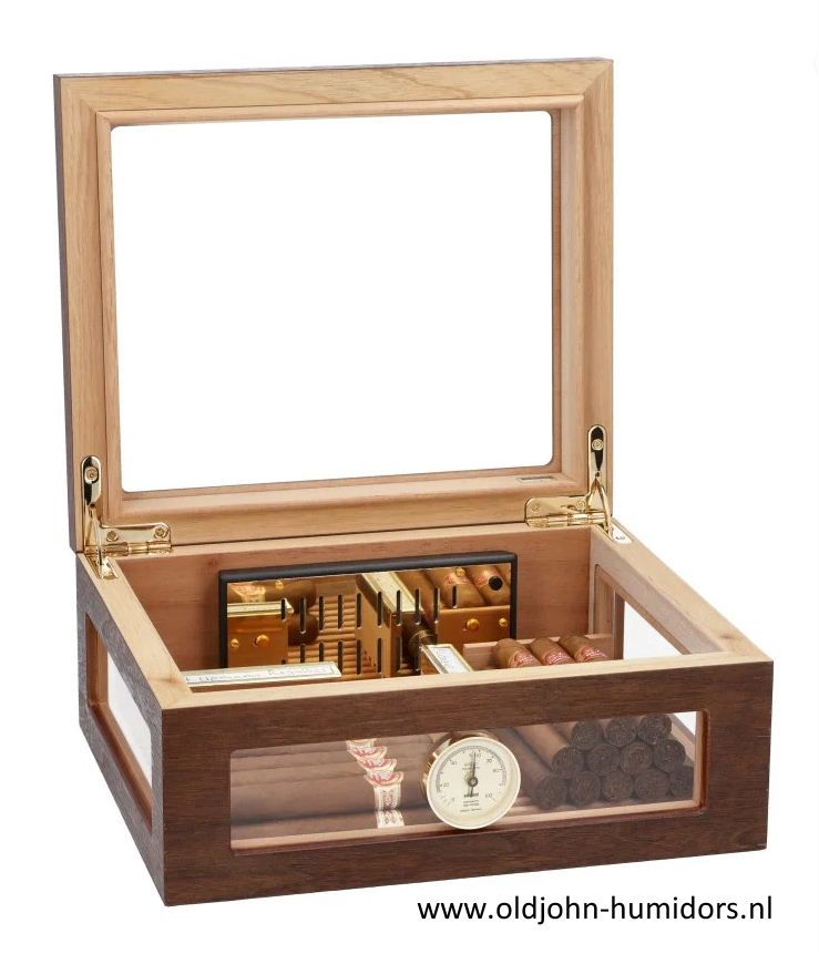 Humidor Adorini  Treviso DeLuxe Walnoot fineer