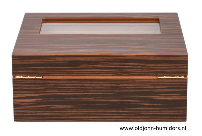 Humidor Adorini Vittoria M DeLuxe Makassar hout fineer