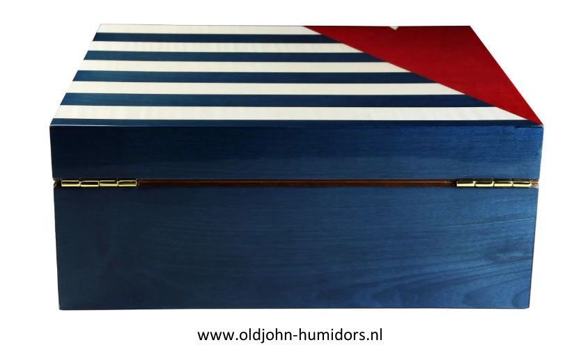 H160 Humidor Adorini Cuba te Amo Medium DeLuxe met Cubaanse vlag - verkoop via www.oldjohn-humidors.nl