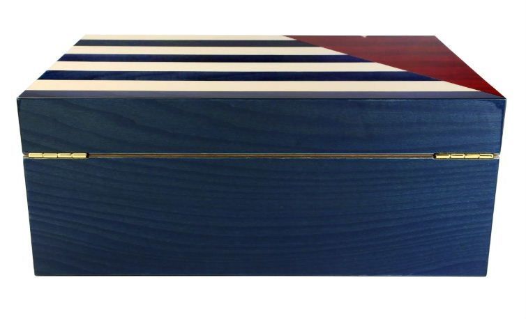 H177 Humidor Adorini Cuba te Amo Grande DeLuxe met Cubaanse vlag - 150 sigaren - verkoop via www.oldjohn-humidors.nl