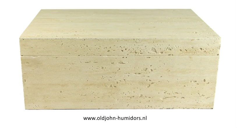 H180 Humidor Adorini CONCRETE Grande DeLuxe - van  beton- 150 sigaren - verkoop via www.oldjohn-humidors.nl