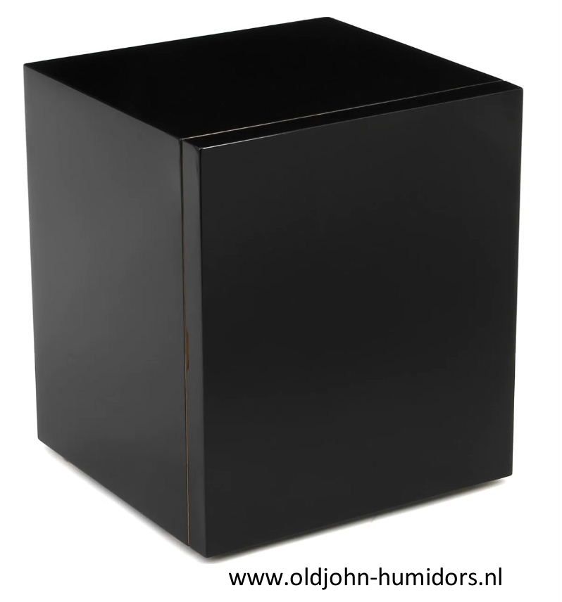 humidor kabinet Adorini met dichte deur zwart