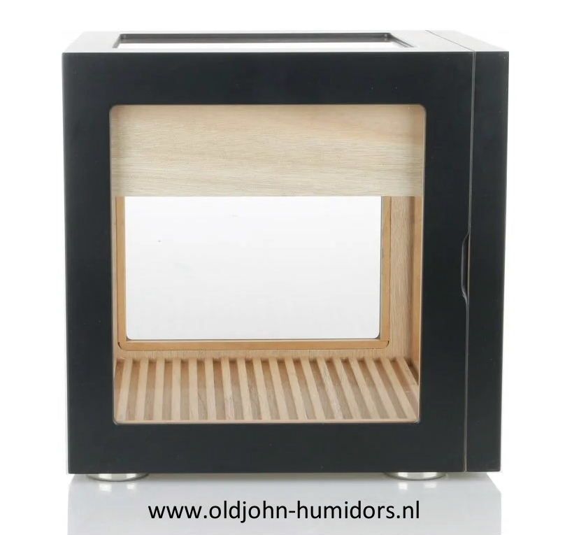 Humidor Kabinet Adorini Cube DeLuxe Meervoudige zwarte lak