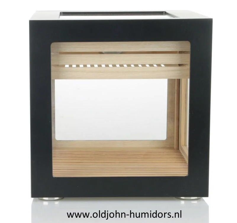 Humidor Kabinet Adorini Cube DeLuxe Meervoudige zwarte lak