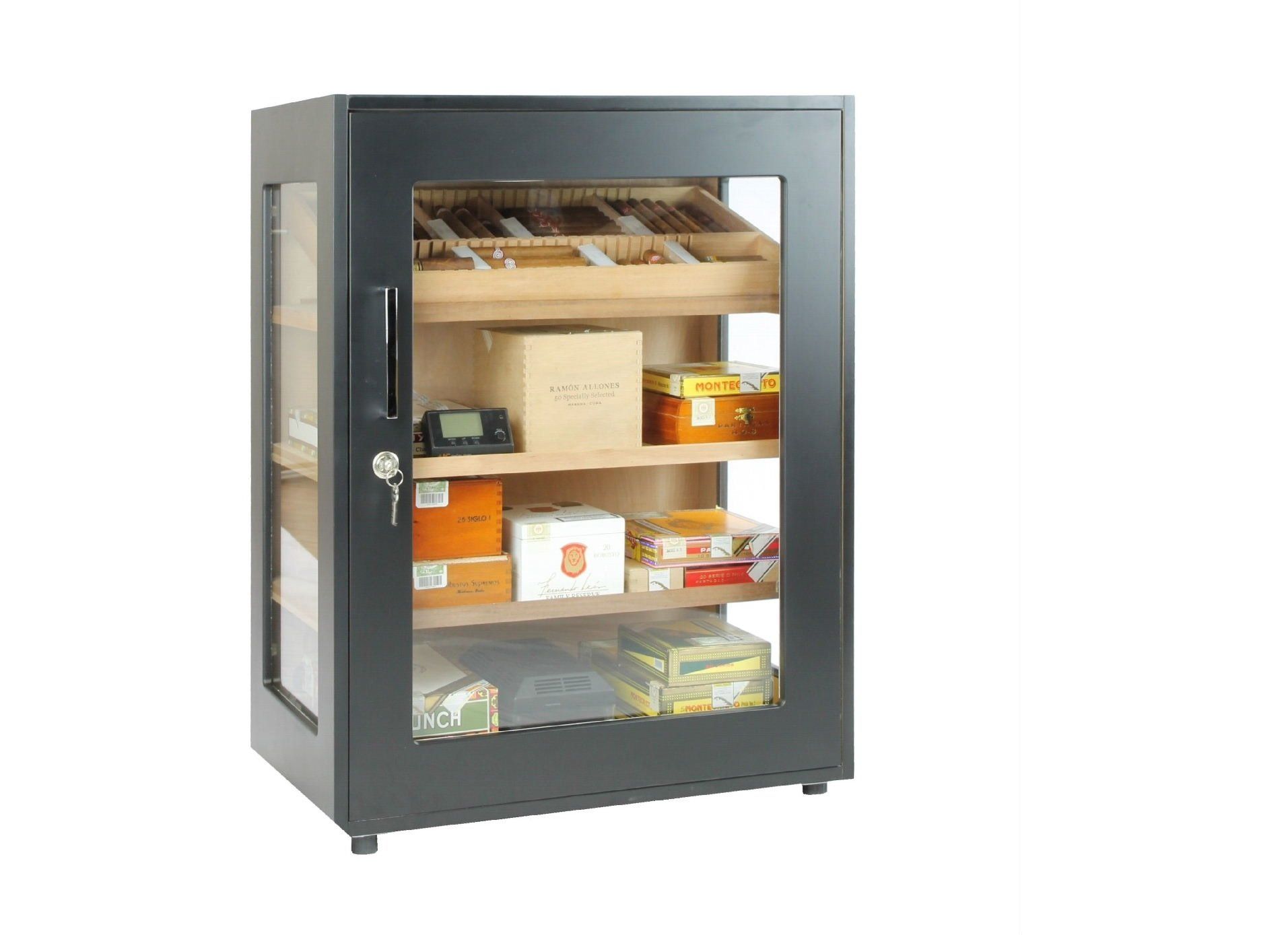 humidor kabinet kast Adorini Salina Ebony  ebbehout fineer