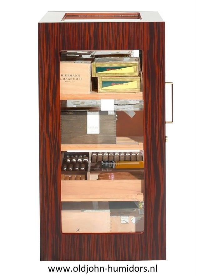 humidor kabinet kast Adorini Salina Ebony  ebbehout fineer