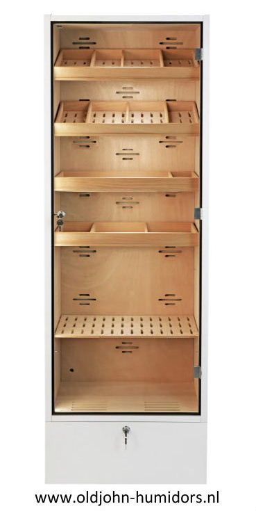 H201 humidor kabinet kast Adorini Portofino 6000 sigaren - white - verkoop via oldjohn-humidors.nl