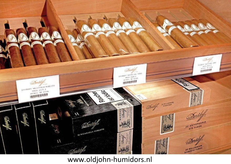 H201 humidor kabinet kast Adorini Portofino 6000 sigaren - white - verkoop via oldjohn-humidors.nl