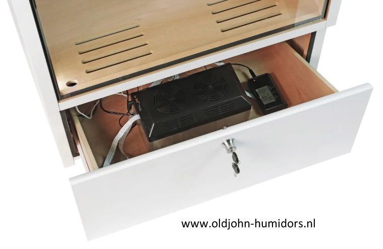 H201 humidor kabinet kast Adorini Portofino 6000 sigaren - white - verkoop via oldjohn-humidors.nl