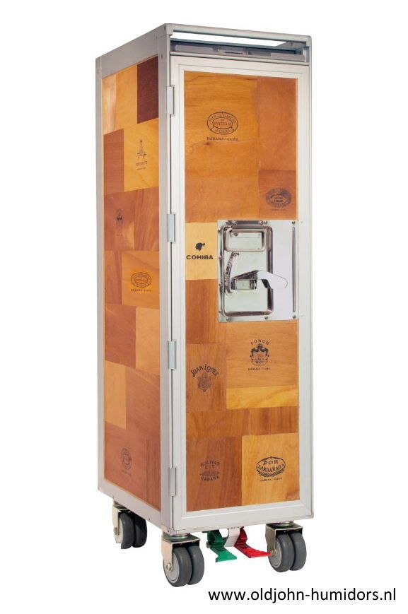 H205 Adorini Trolley Cabinet Humidor Cuba - Old John Humidors