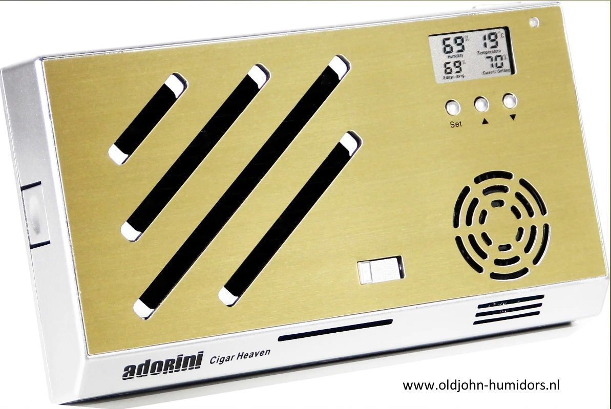 Adorini Trolley Cabinet Humidor Aluminium OldJohn humidors