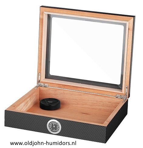 humidor carbon edition - Groot venster. oldjohn-humidors