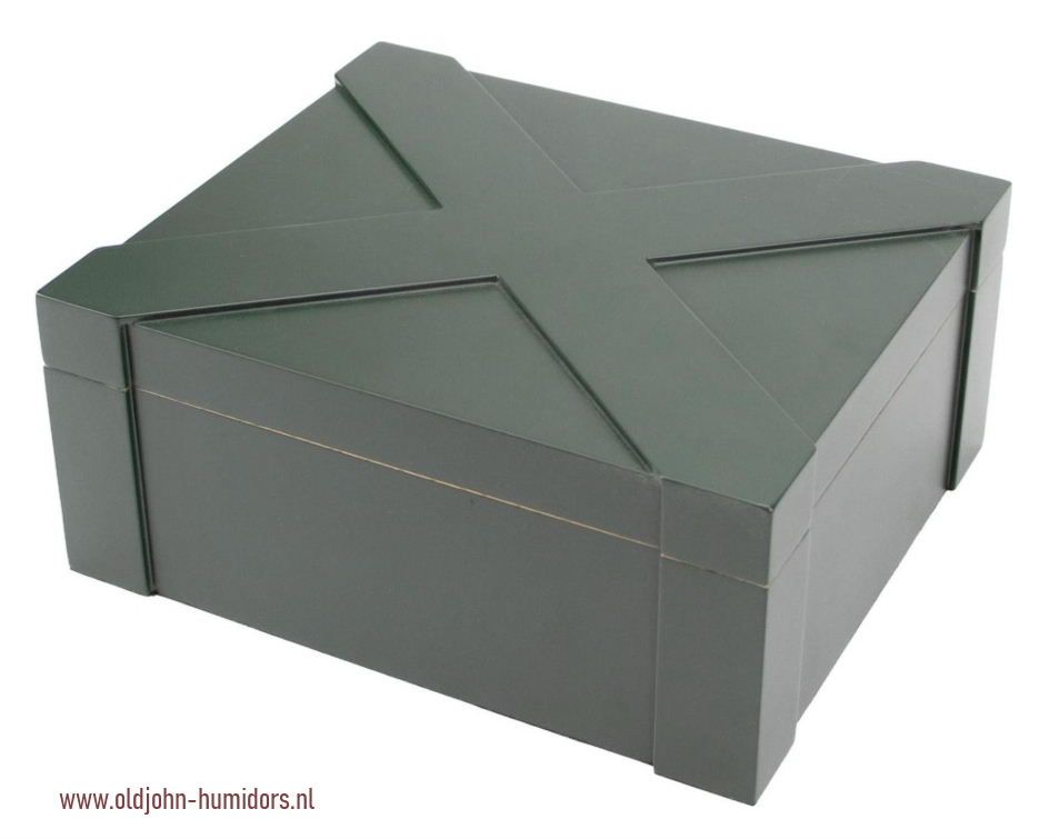 H42 Lux Humidor Kratmodel mat groen