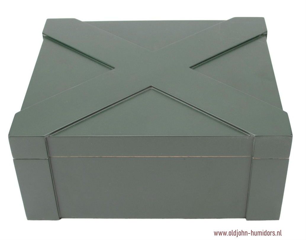 H42 Lux Humidor Kratmodel mat groen