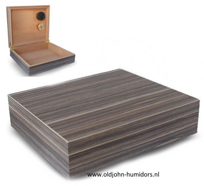 humidor Zebrano finish