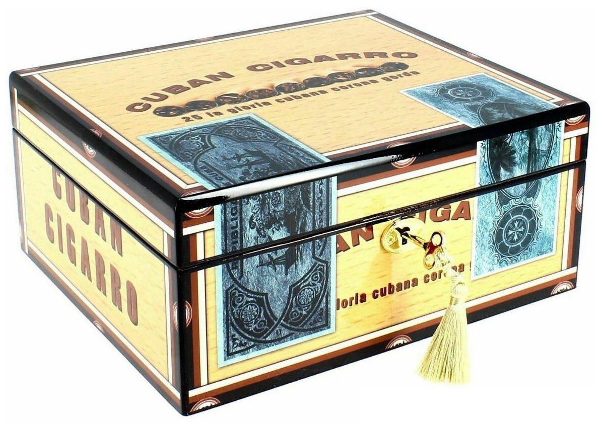 H61 Humidor Angelo. Design. Cigar Box logo. Sigarenkist