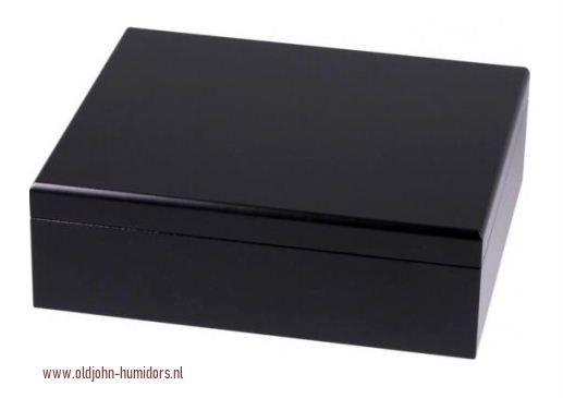 humidor startset giftset zwart -asbak leren koker en knipper