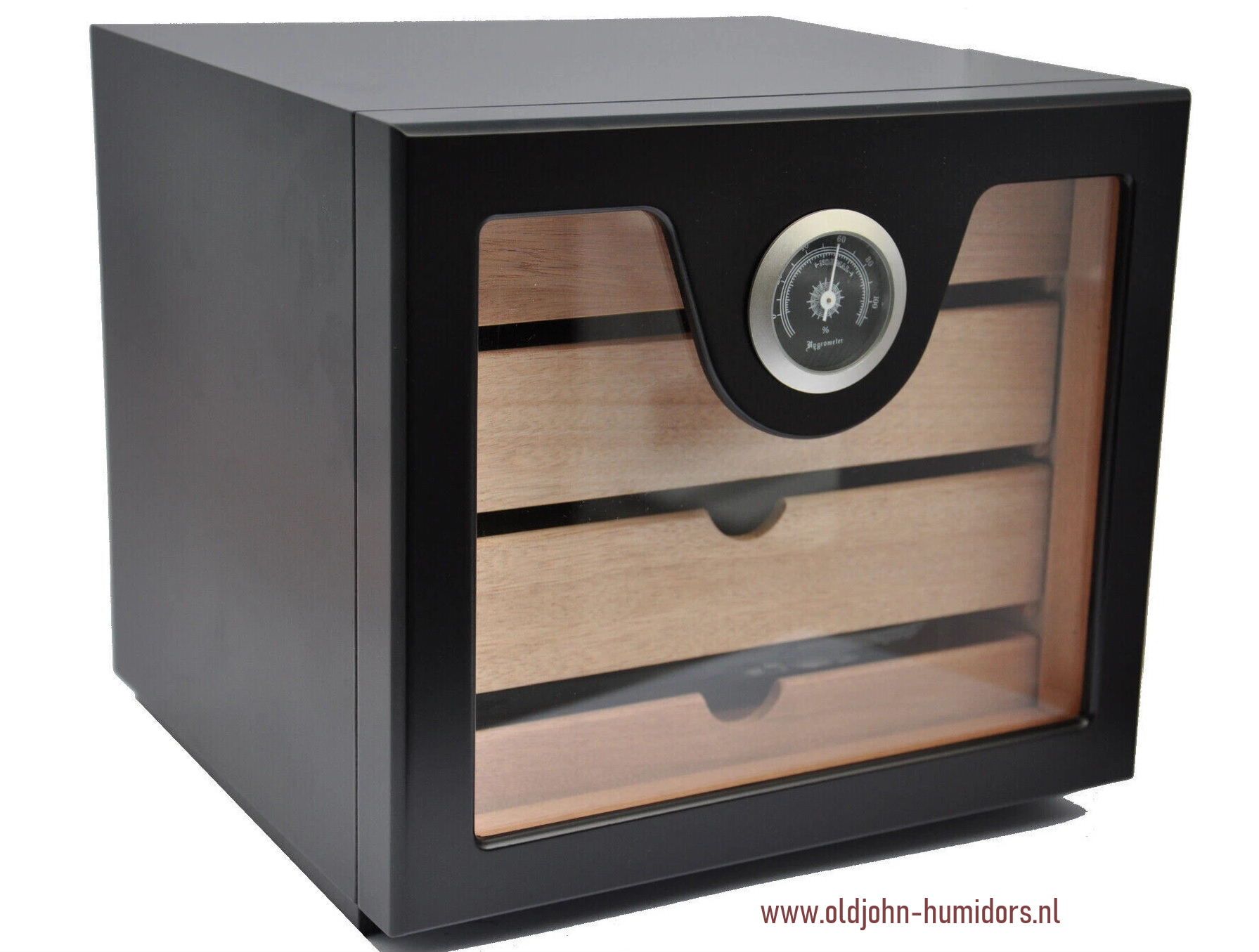 humidor kabinet zwart - 4 laden -Oldjohn humidors