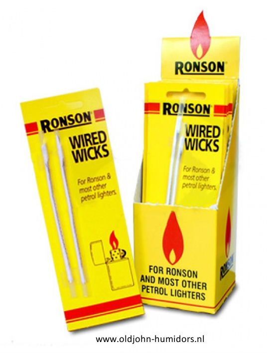 RL Ronson benzine aansteker lontjes