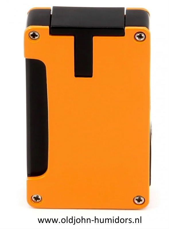 Adorini Sigaaraansteker Limited Edition Jetflame oranje met 2 sigarenboortjes SAS11