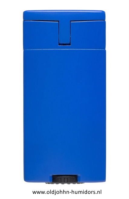 XIKAR Ion Double Jetflame sigarenaansteker in blauw met dubbele jetvlam, compact en stijlvol design- Art nr SAS56