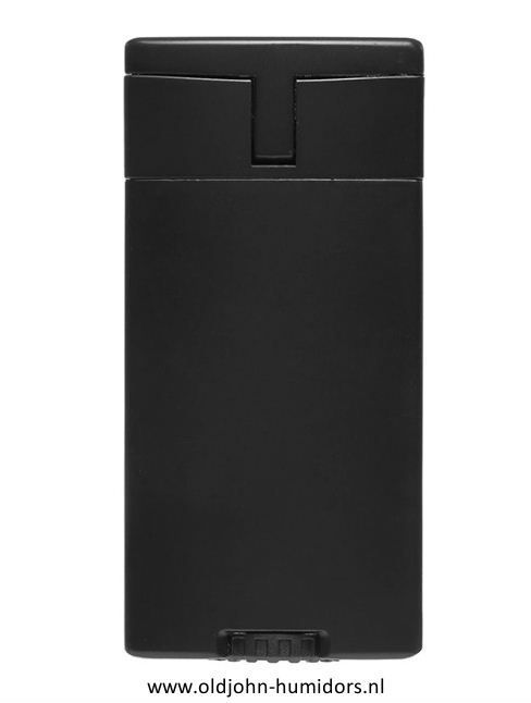 XIKAR Ion Double Jetflame sigarenaansteker in black met dubbele jetvlam, compact en stijlvol design- Art nr SAS58
