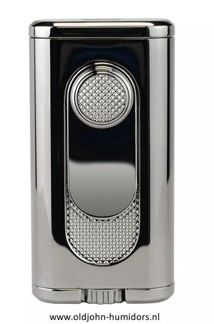 XIKAR Verano Flat Jetflame sigarenaansteker in gunmetal, compact en stijlvol design- Art nr SAS59