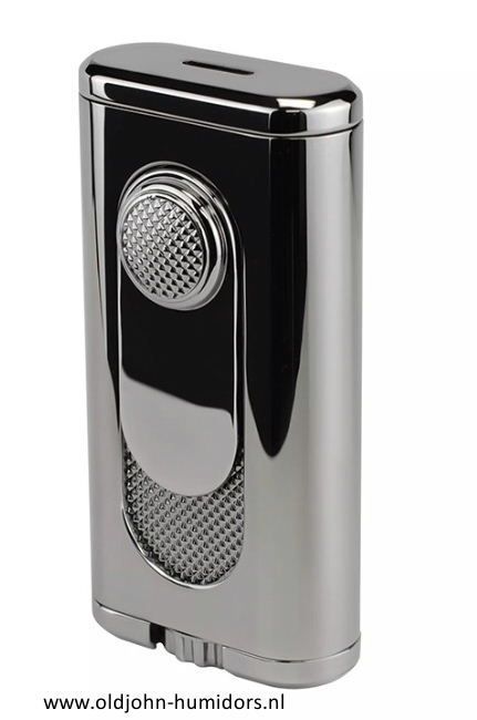 XIKAR Verano Flat Jetflame sigarenaansteker in gunmetal, compact en stijlvol design- Art nr SAS59