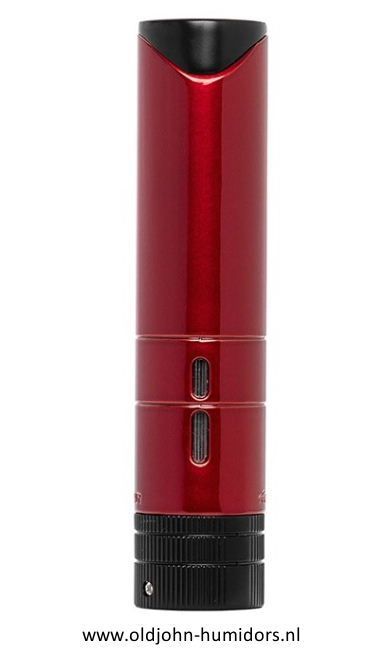 XIKAR Turrim Double JetFlame - sigarenaansteker in  Daytona Red  compact en stijlvol design- Art nr SAS66