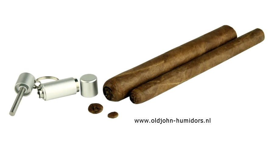 skn31 Nieuwe professionele top merk sigarenboor van ADORINI ® - chirurgisch staal - dubbel mes, vlijmscherp - geschenkverpakking - leverbaar uit voorraad , verkoop via oldjohn-humidors.nl