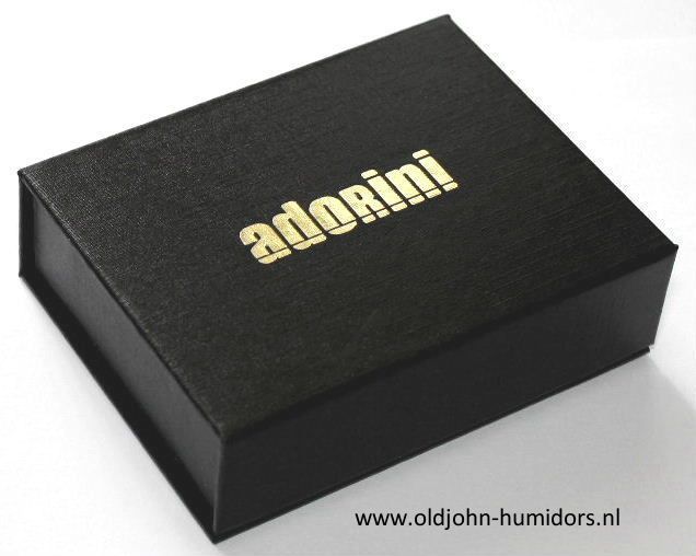 skn32 Nieuwe professionele top merk sigarenboor van ADORINI ® - chirurgisch staal - dubbel mes, vlijmscherp - geschenkverpakking - leverbaar uit voorraad , verkoop via oldjohn-humidors.nl