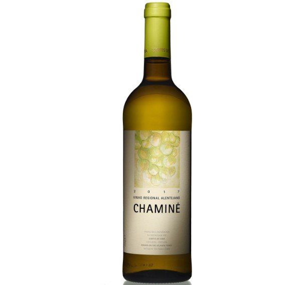 Bottle of white wine,