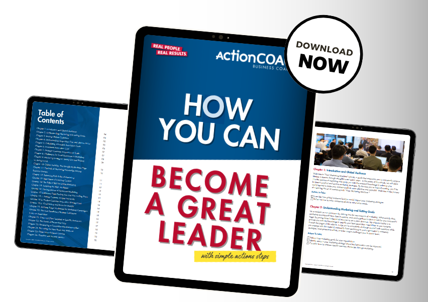 promotional post for a leadership ebook