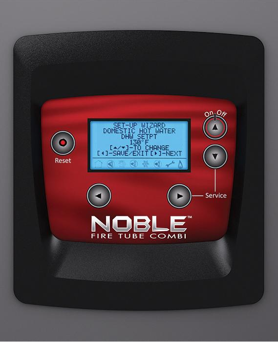 Lochinvar NOBLE Combi Gas Boiler Control - Berry Mechanical Heating and Air Conditioning Service in Georgetown, MA