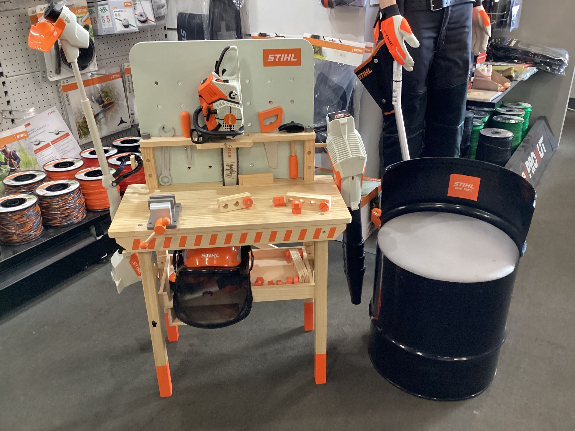 A Display Of Tools In A Store With A Sign That Says Pro Nut — Whitsunday Mowers In Proserpine, QLD