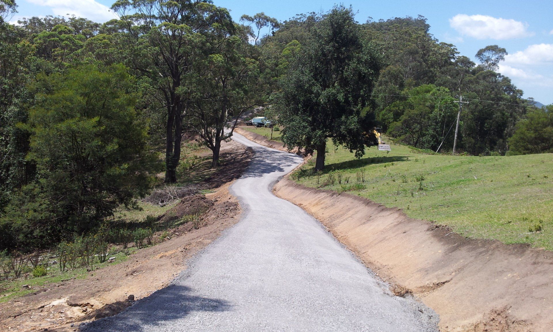 Rural Road Construction with Roadbase Pavement | Berry, NSW | CKB Civil Pty Ltd