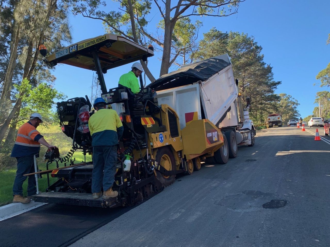 Asphalt Placement for Road Widening | Berry, NSW | CKB Civil Pty Ltd