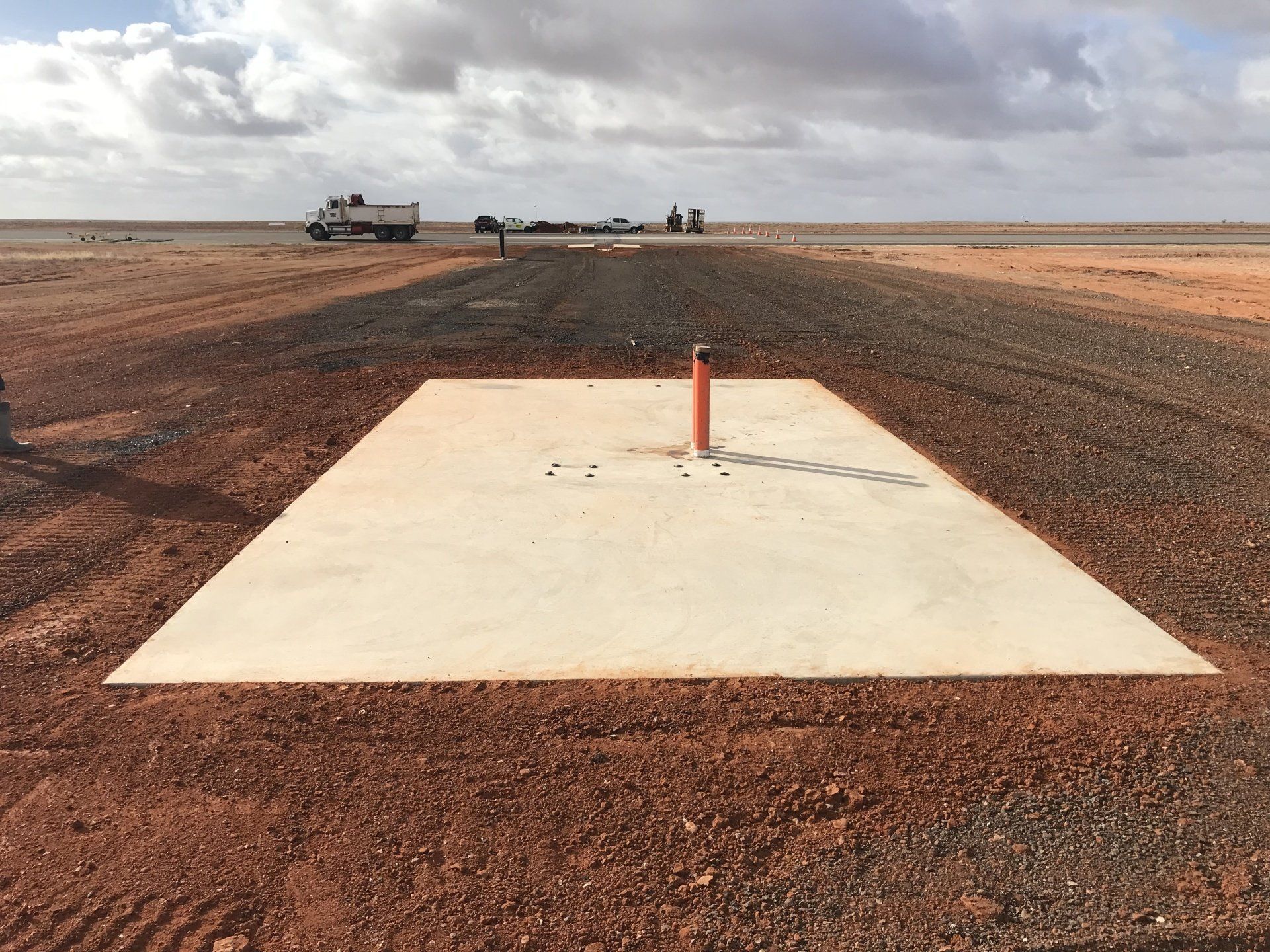A Large Square Concrete in The Middle of A Dirt Field | Berry, NSW | CKB Civil Pty Ltd