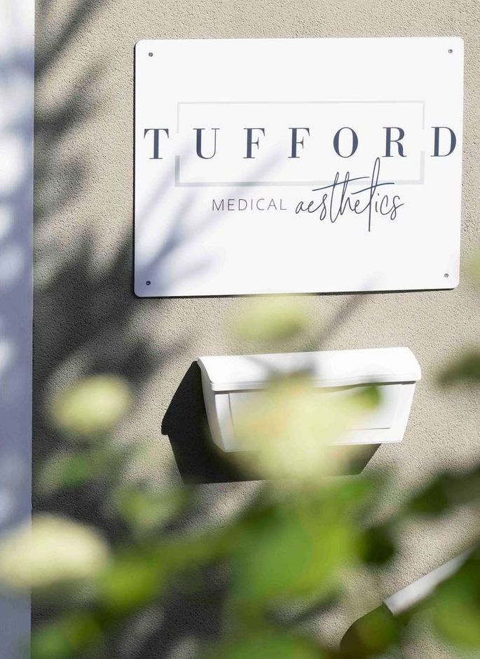 Tufford Medical Aesthetics business sign outside clinic
