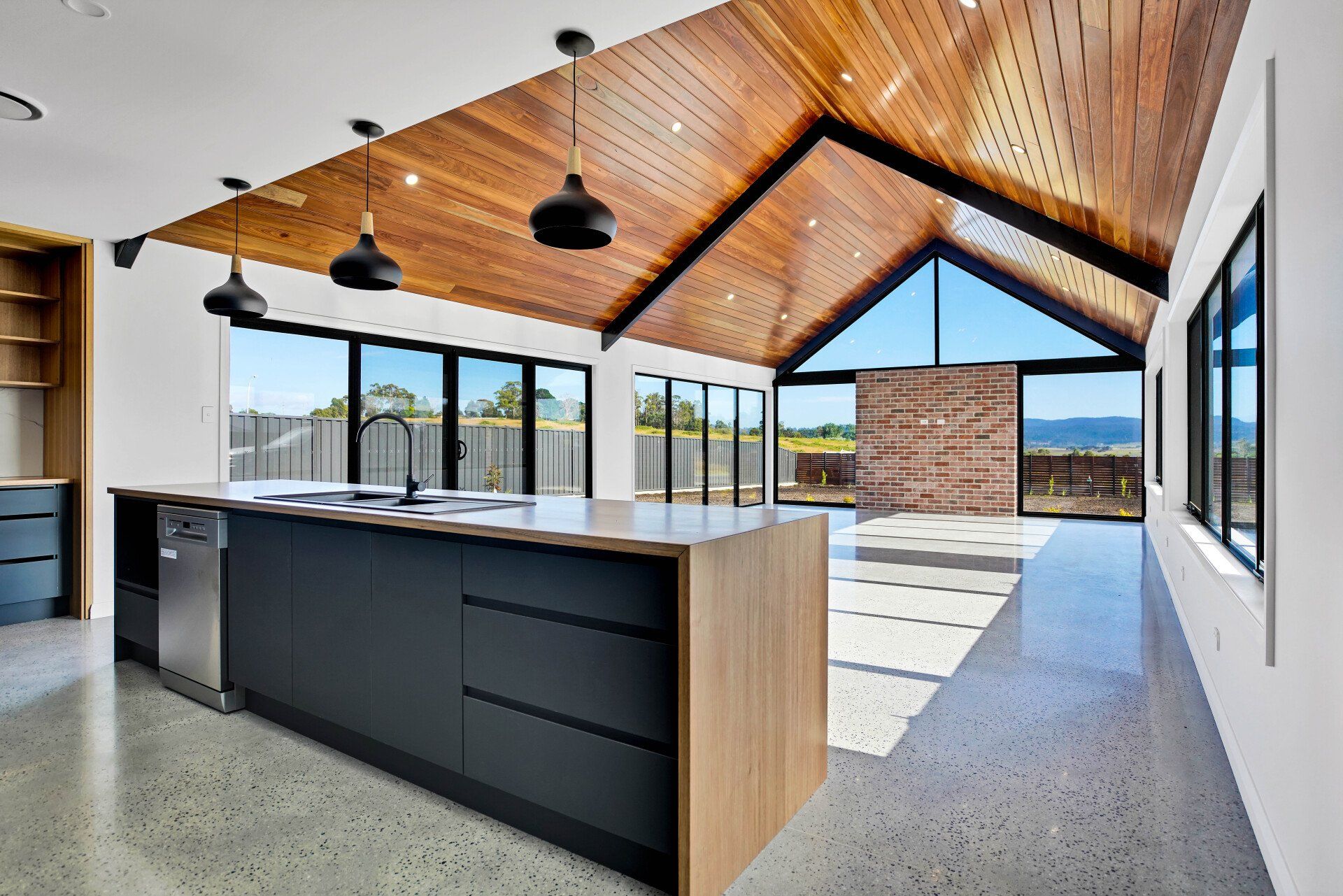 Coles Garden living area looking from kitchen