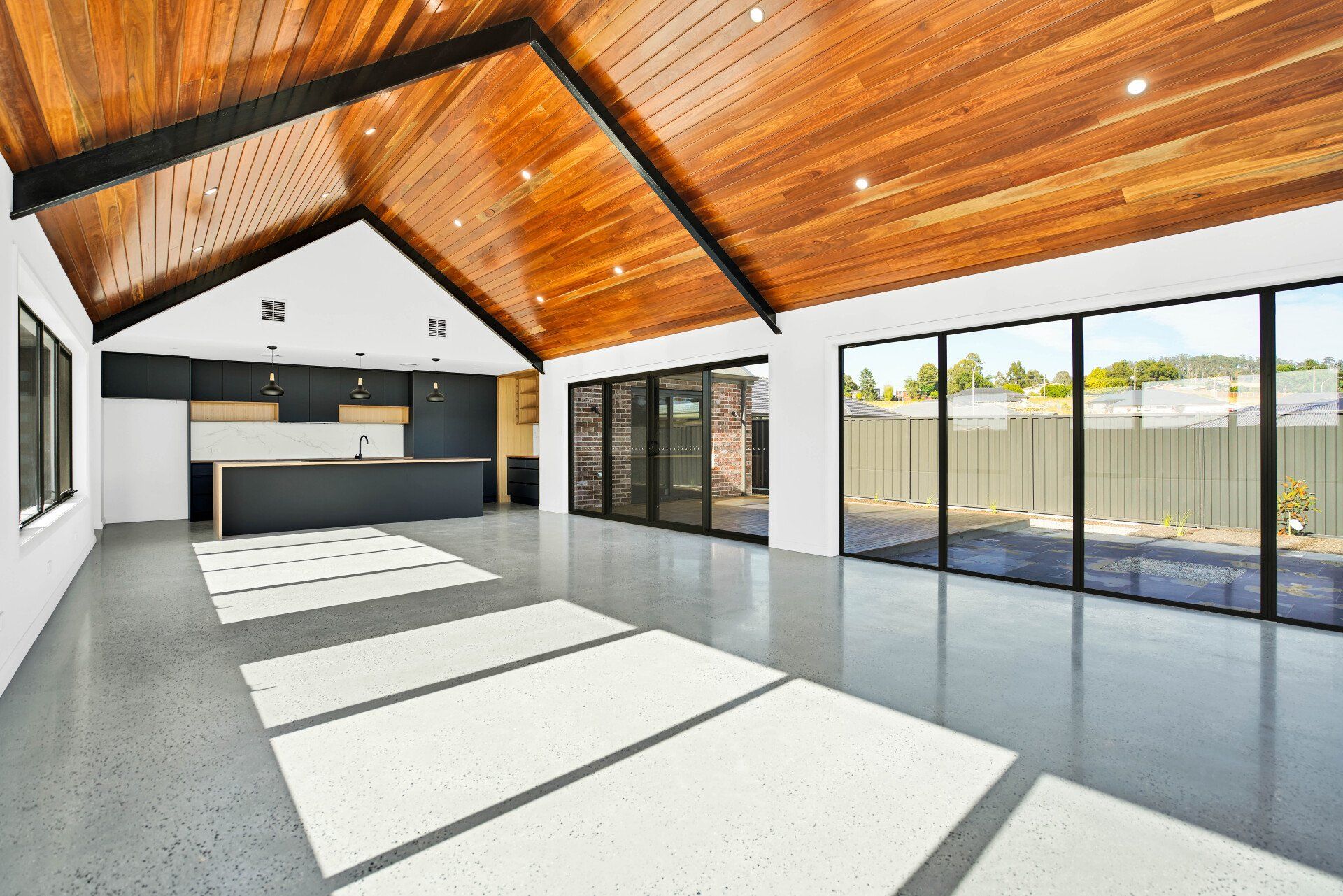 Coles Garden living area looking towards kitchen