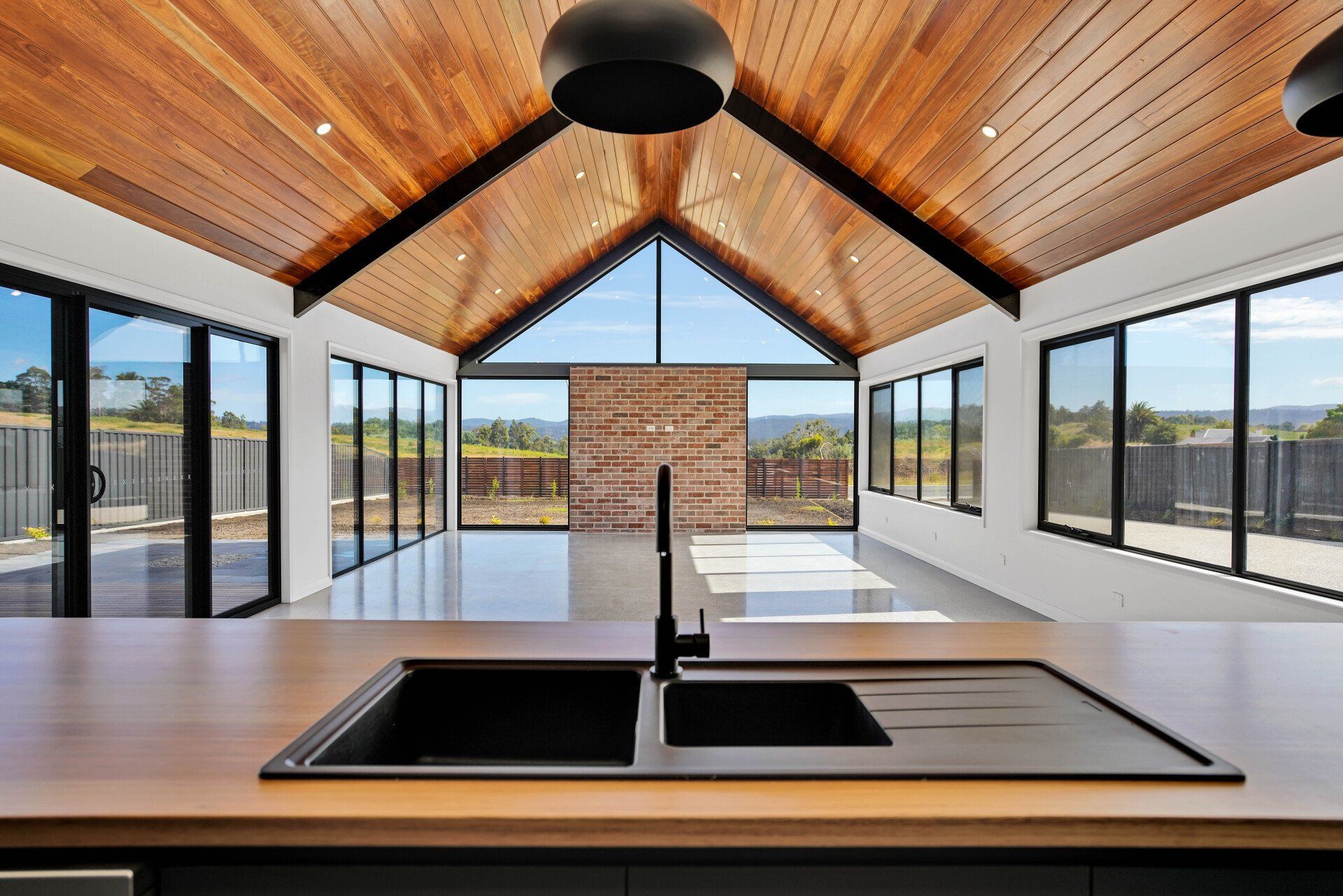 Coles Garden looking out from kitchen sink