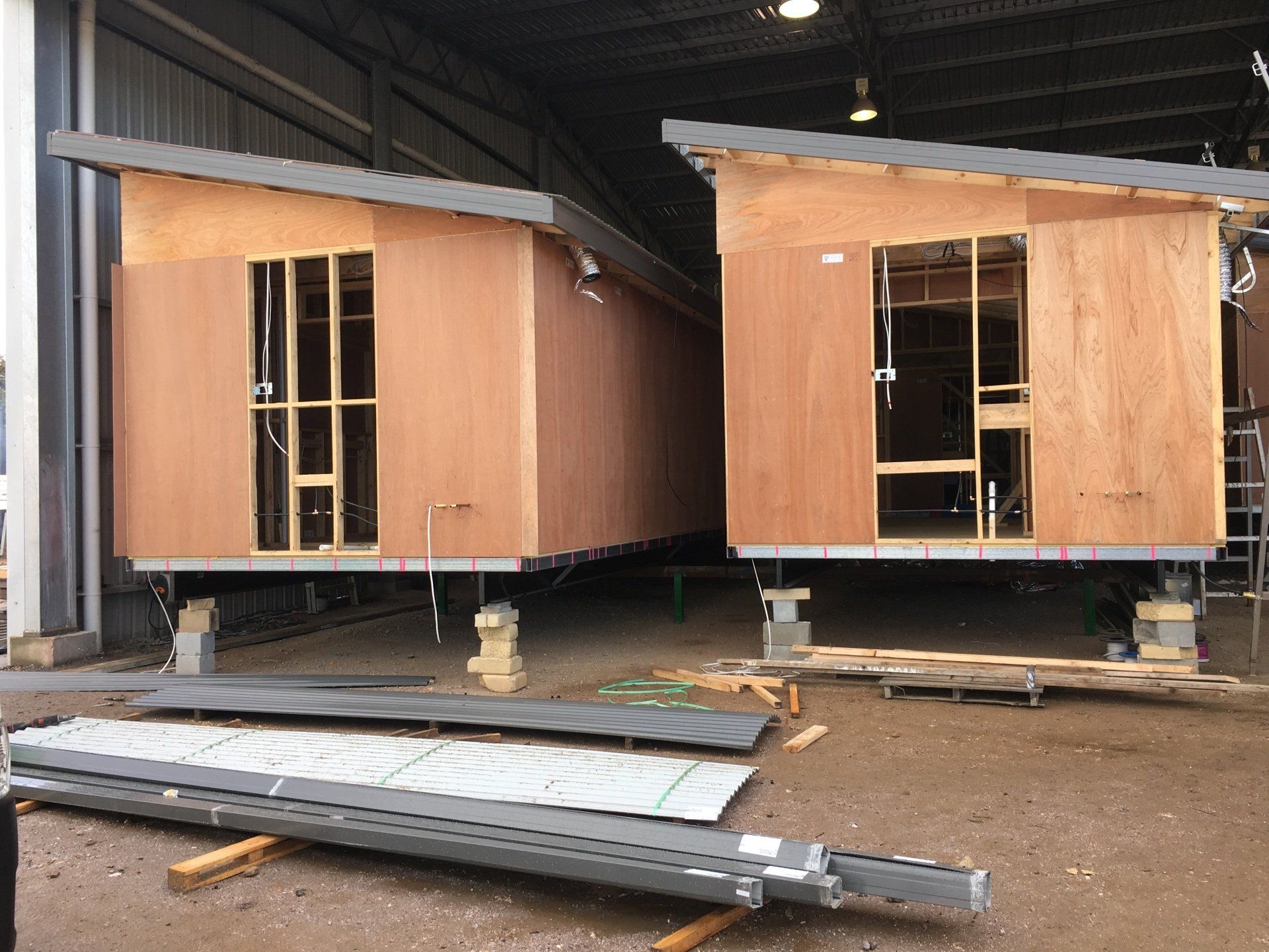Big 4 cabins being built