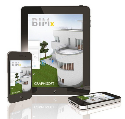 BIMx app on mobile and ipad