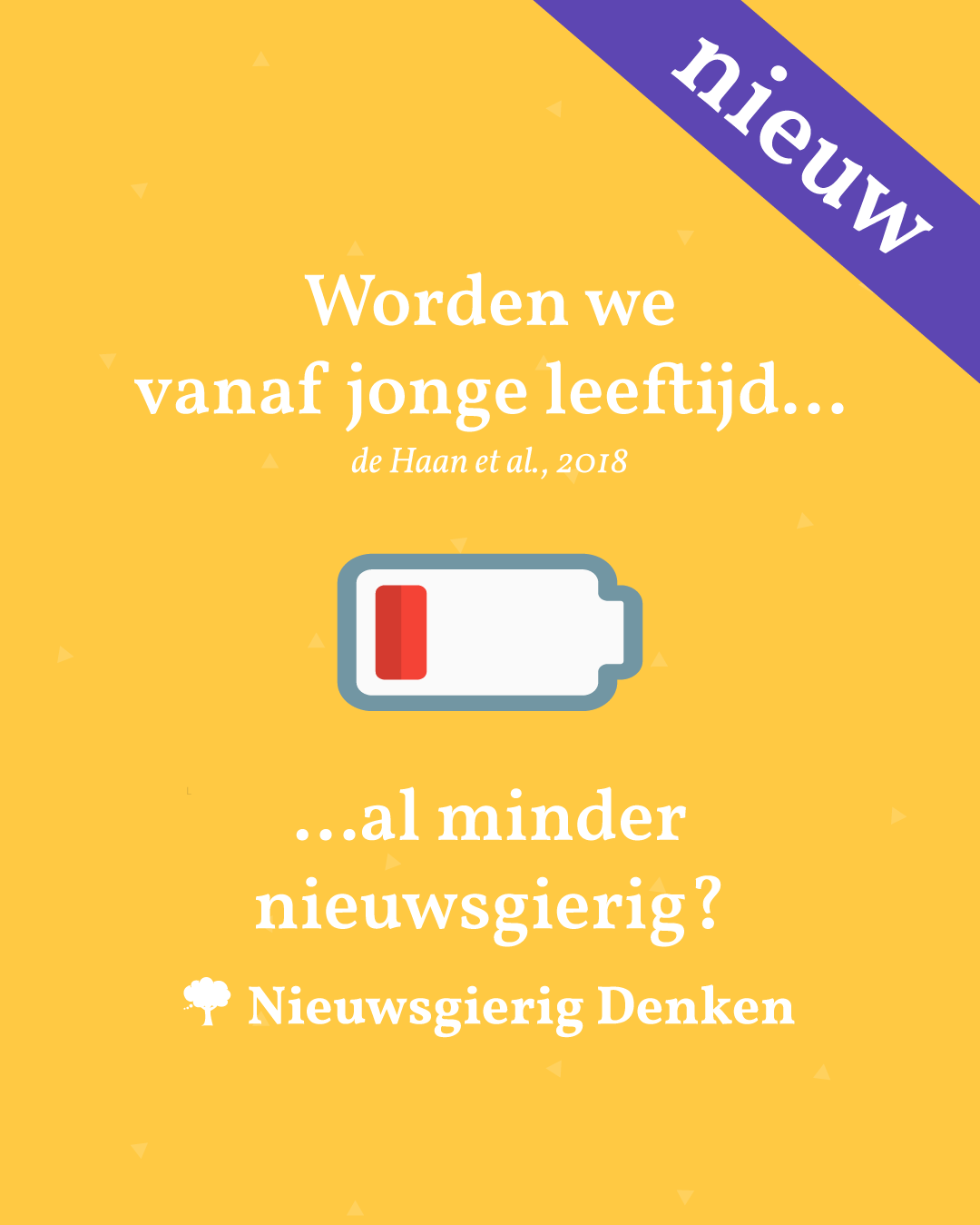 Worden we vanaf jonge leeftijd al minder nieuwsgierig? Nieuwsgierigheid onderzoek
