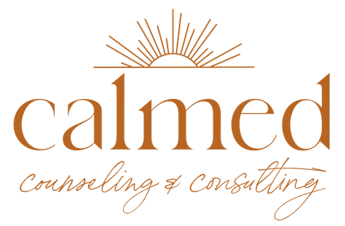 Logo for Calmed Counseling and Consulting