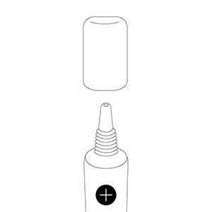 testa oftalmica per tubetti laminato, plastica, coex e polietilene (PE) cosmetica e farmaceutica diametro 19 Global Tube (AL)